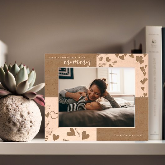 First Mother’s Day Mommy Keepsake Gegraveerde Lijstjes
