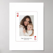 First Mother’s Day Personalized Photo  Poster (Voorkant)