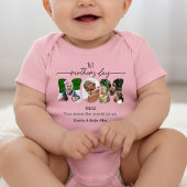 First Mother's Day 3 Mom Cutout Photos Collage   Romper