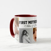 first mothers day cute photo collage Mug Mok (Voorkant links)