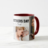first mothers day cute photo collage Mug Mok (Voorkant rechts)