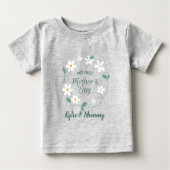 First Mother's Day Matching Shirts New Mom & Baby  (Voorkant)