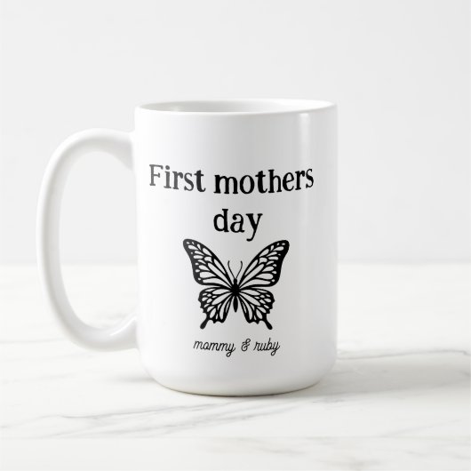 First mothers day mommy script custom koffiemok (Links)