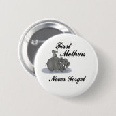 First Mothers Ronde Button 5,7 Cm (Voorkant /achterkant)