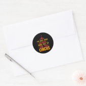 First Name Funny Mike The Mike Show  Ronde Sticker (Envelop)