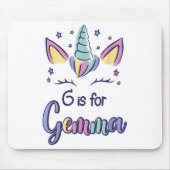 First Name Gemma D G Is For Gemma  Muismat (Voorkant)