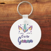 First Name Gemma D G Is For Gemma  Sleutelhanger (Voorkant)