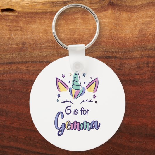 First Name Gemma D G Is For Gemma  Sleutelhanger (Voorkant)