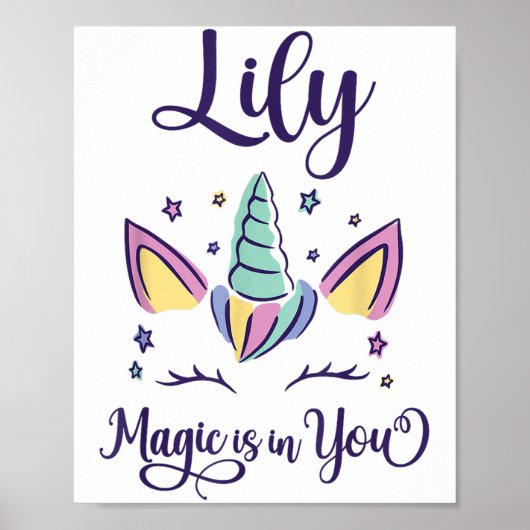 First Name Lily D Lily  Poster (Voorkant)