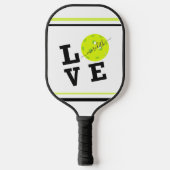 First Name of Love Pickleball Script Pickleball Paddle (Voorkant)