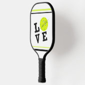 First Name of Love Pickleball Script Pickleball Paddle (Links)