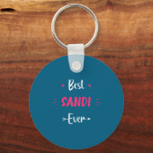 First Name Sandi Funny Quote Sandi Sleutelhanger (Voorkant)