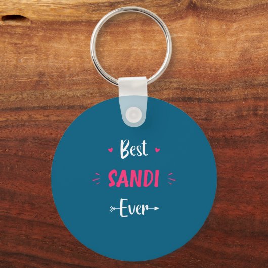 First Name Sandi Funny Quote Sandi Sleutelhanger (Voorkant)