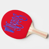 First name Wolfgang Tafeltennisbatje (Zijkant)