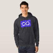 First Nation Hoodies Metis Flag Mannen Womens Hood (Voorkant volledig)