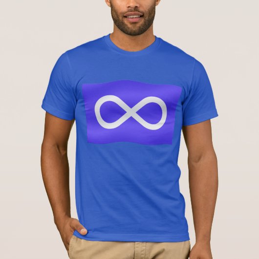 First Nation Shirt Metis Flag T-shirts (Voorkant)