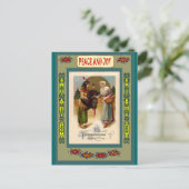 First Nation vrienden Feestdagenkaart (Staand voorkant)