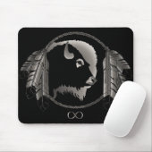 First Nation Wildlife geeft standaard art Mousepad Muismat (Met muis)