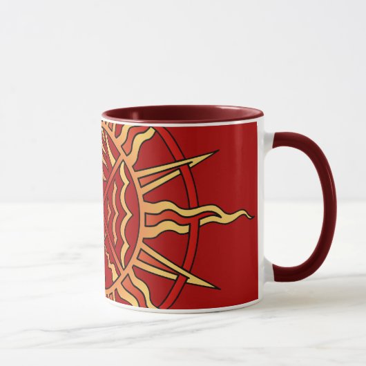 First Nations Art Coffee Cup Native Life Force Mok (Rechts)