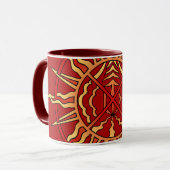 First Nations Art Coffee Cup Native Life Force Mok (Voorkant links)