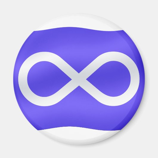 First Nations Fridge Magnet Metis Flag Magnets (Voorkant)