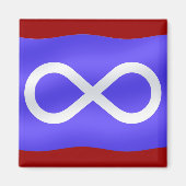 First Nations Fridge Magnet Metis Flag Magnets (Voorkant)