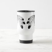 First Nations geeft standaard art Travel Mugs Reisbeker (Center)