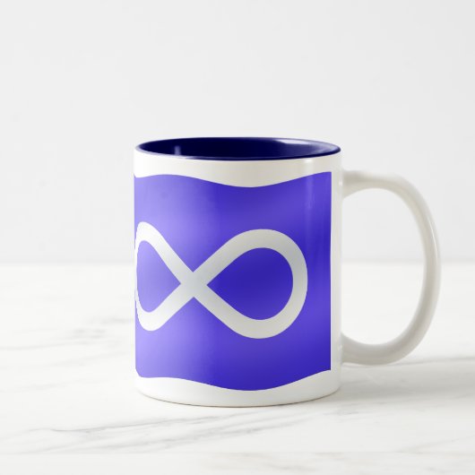First Nations Gifts Metis Flag Coffee Cup Mok (Rechts)