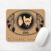 First Nations Wolf Gifts Native Art Mousepad Muismat (Met muis)