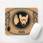 First Nations Wolf Gifts Native Art Mousepad Muismat (Met muis)