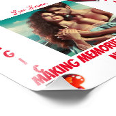 "First Night Bliss: Love's Eternal Wall Art" Foto Afdruk (Hoek)