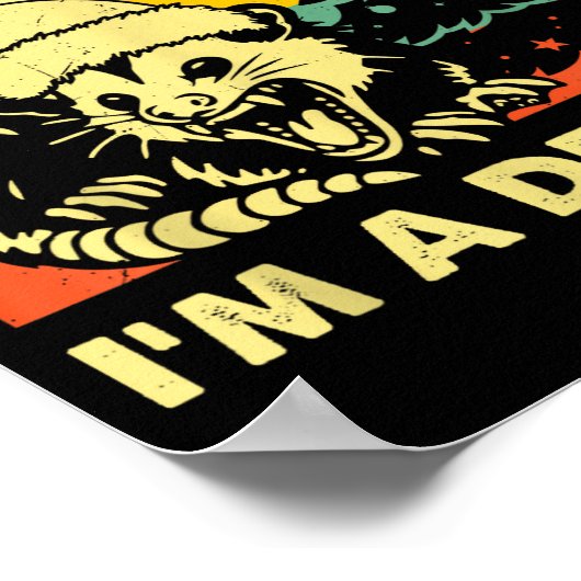 First Of All I'm A Delight Christmas Sarcastic Ang Poster (Hoek)