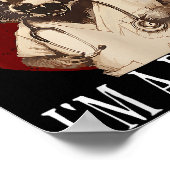 First Of All I'm A Delight Raccoon Nurse Funny Rac Poster (Hoek)