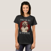 First Of All I'm A Delight Raccoon Nurse Funny Rac T-shirt (Voorkant volledig)