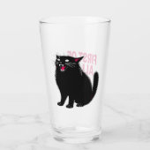 First Of All I'm A Delight Roaring Black Cat Glas (Achterkant)