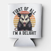 First of All I'm A Delight – Witty Opossum Blikjeskoeler (Voorkant)