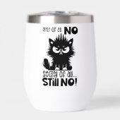 First Of All, No Funny Cat Lover Gift (Voorkant)