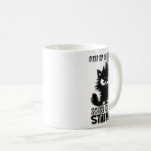 First Of All, No Funny Cat Lover Gift  Koffiemok (Voorkant rechts)