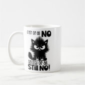 First Of All, No Funny Cat Lover Gift  Koffiemok (Links)