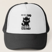 First Of All, No Funny Cat Lover Gift  Trucker Pet (Voorkant)