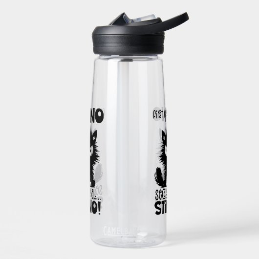 First Of All, No Funny Cat Lover Gift Waterfles (Links)
