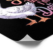 First Of Jesus Thinks A Delight Funny Goose Meme Poster (Hoek)