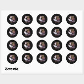 First Of Jesus Thinks A Delight Funny Goose Meme Ronde Sticker (Vel)