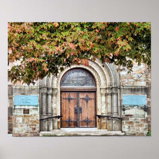 First Parish Church Plymouth Poster (Voorkant)