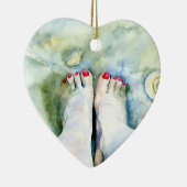 First Pedicure Keramisch Ornament (Rechts)