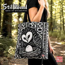 FIRST PEEP • StillWood • Barn Owl Tote Bag