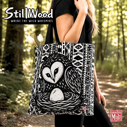 FIRST PEEP • StillWood • Barn Owl Tote Bag