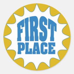 First Place Award Ronde Sticker