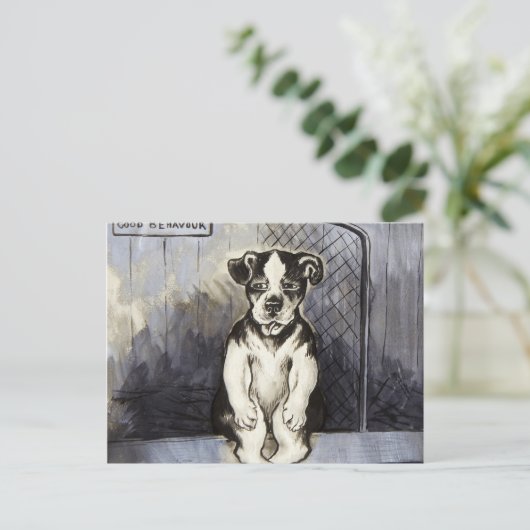 First Prize for Good Behaviour by Louis Wain Briefkaart (Staand voorkant)