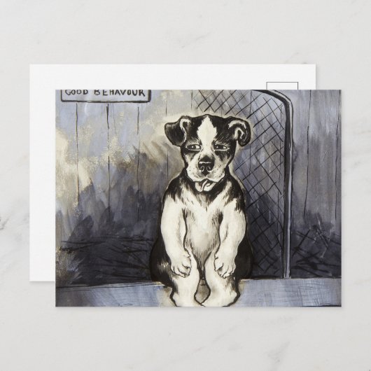 First Prize for Good Behaviour by Louis Wain Briefkaart (Voorkant / Achterkant)